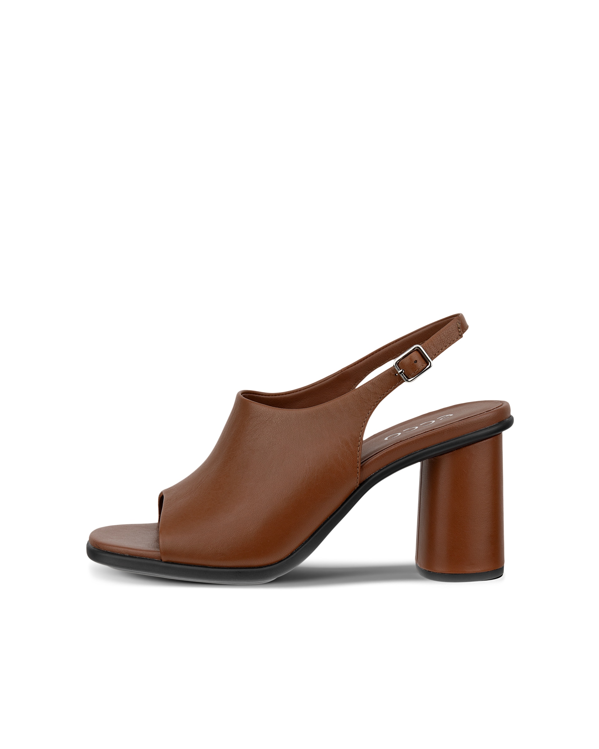 Sandalias de piel con tacón ECCO® Sculpted Alba 65 para mujer - Marrón - Outside