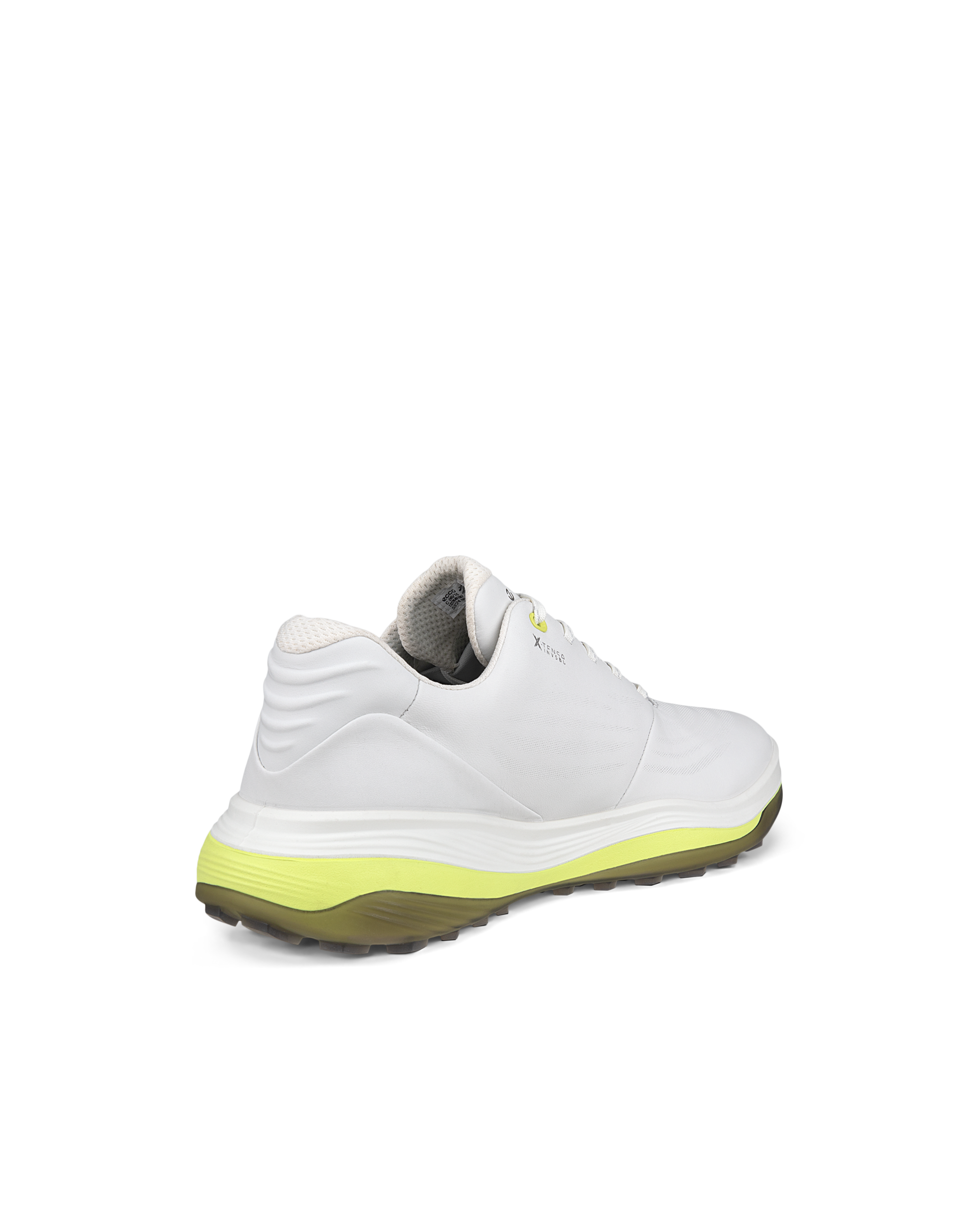 Men's ECCO® Golf LT1 Leather Waterproof Golf Shoe - White - Back