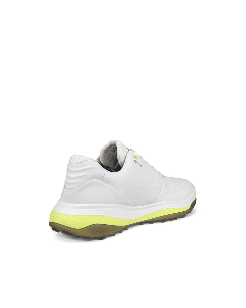 ECCO® Golf LT1 chaussure de golf imperméable en cuir pour homme - Blanc - Back