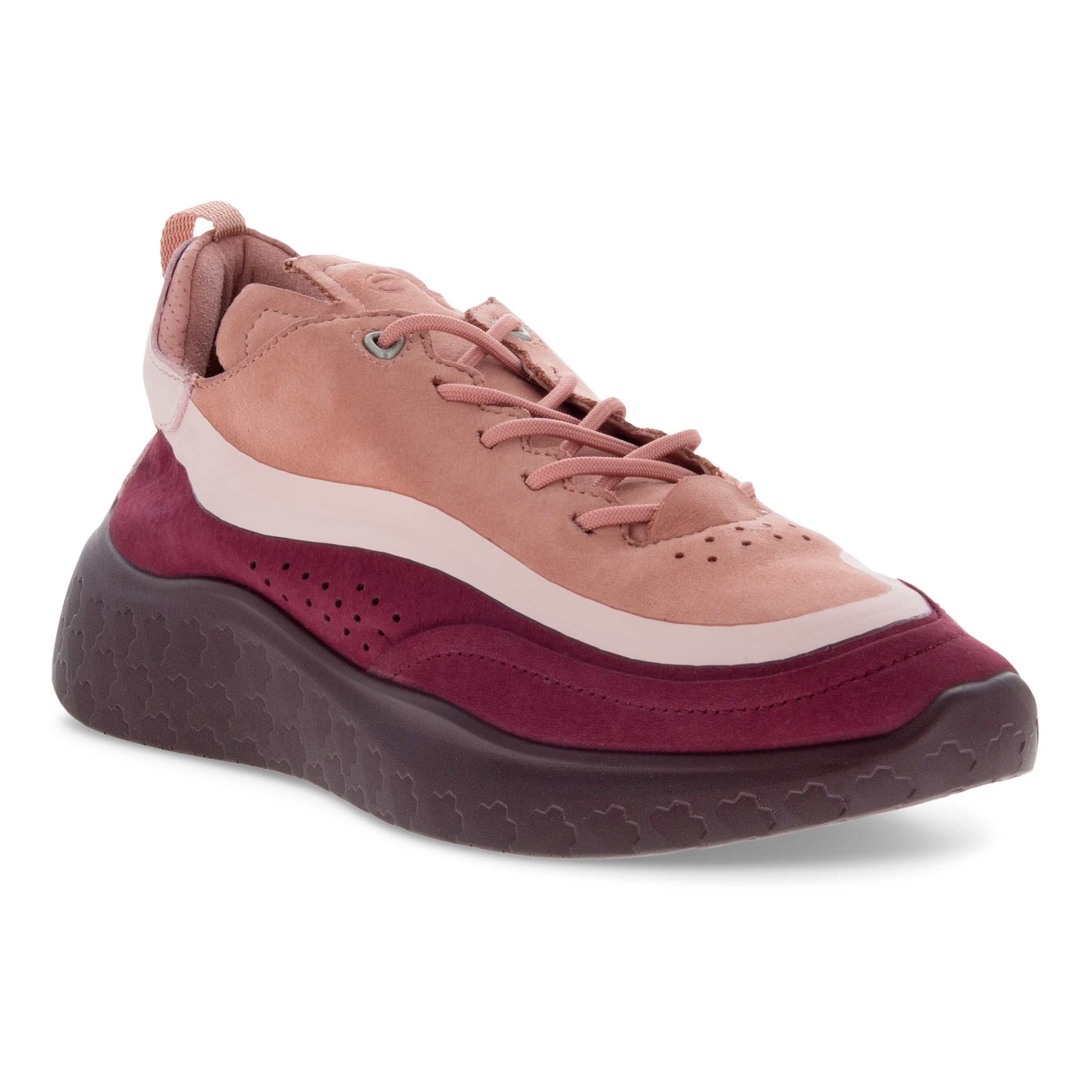 Zapatillas de nobuk ECCO® Therap para mujer - Rojo - Main