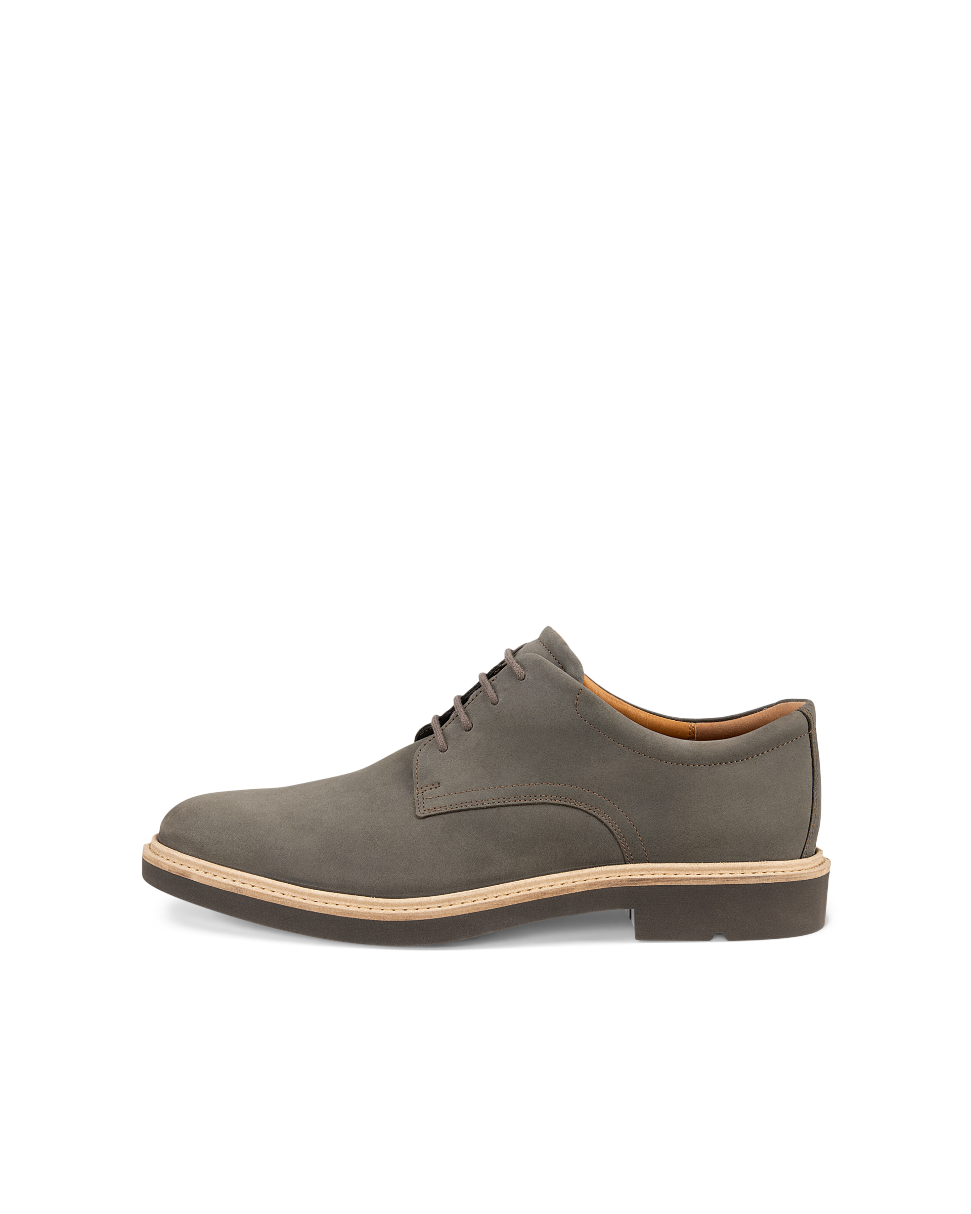 ECCO® Metropole London derbies en nubuck pour homme - Gris - Outside