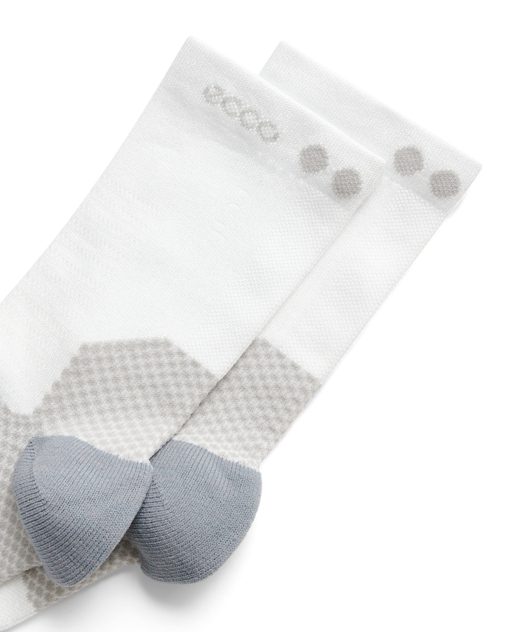 ECCO® Tour Lite poolkõrged sokid unisex - Valge - Detail-1