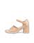 ECCO® Sculpted Sandal LX 55 sandale à talon en cuir pour femme - Brun - Outside