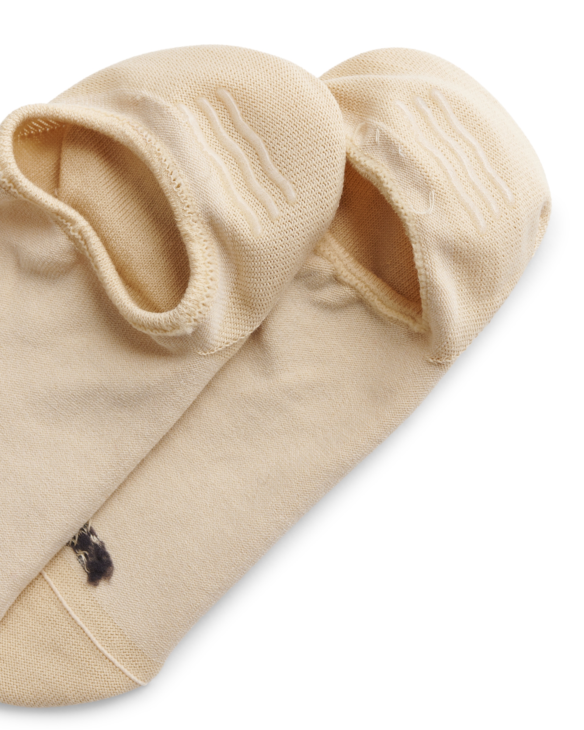 Unisex ECCO® Classic No-Show Socks - Beige - Detail-1
