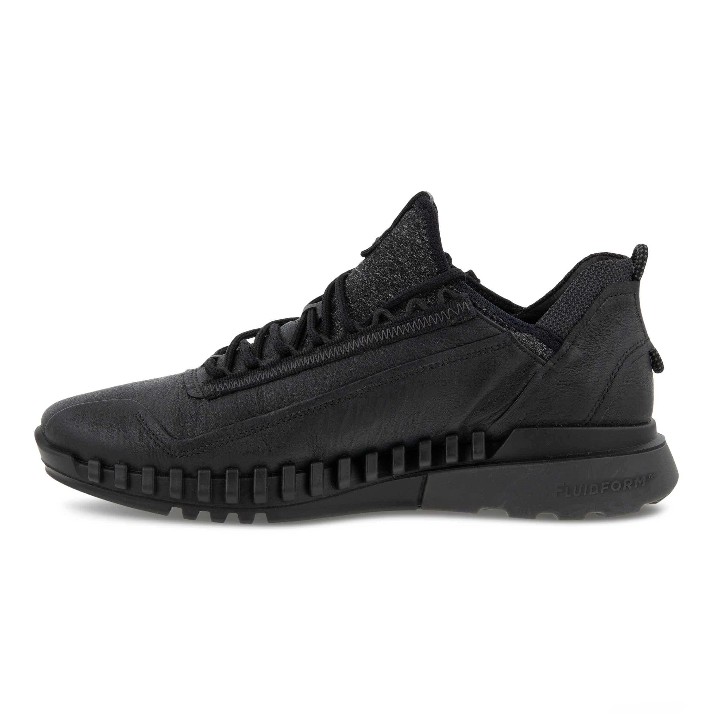 ECCO Zipflex Dyneema メンズ レザースニーカー - ブラック - Inside
