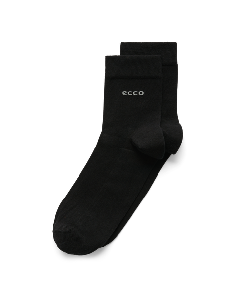 ECCO Classic Longlife Ankle-cut Socks | Black