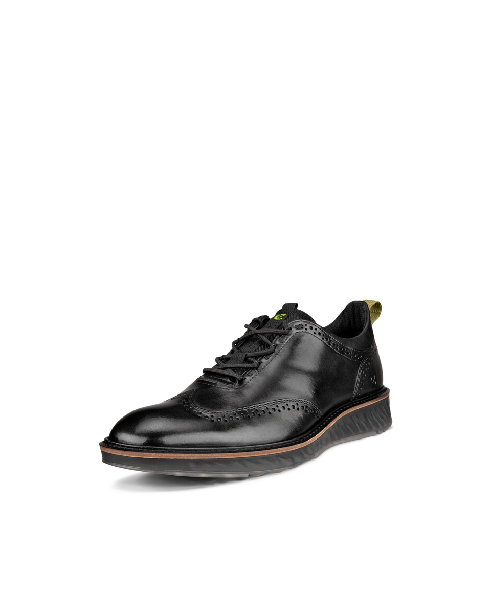 ECCO Men's ST.1 Hybrid Wingtip Shoes - Black - Main