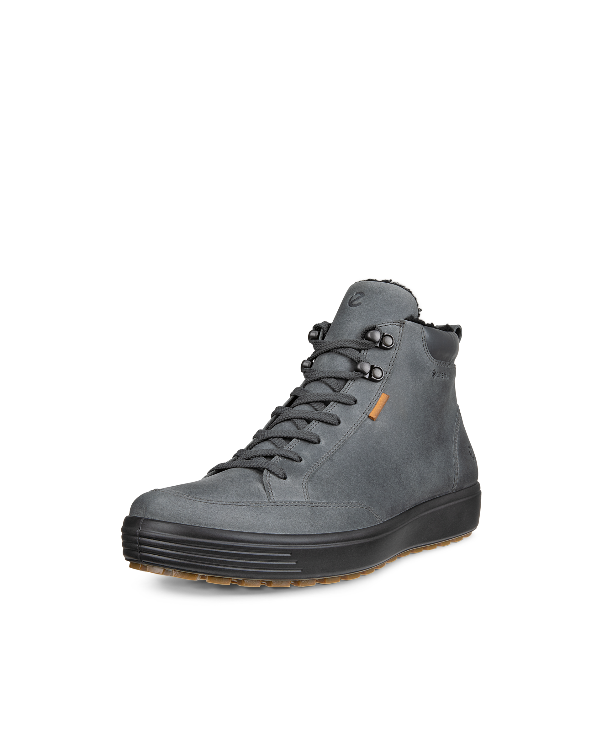 Botas de caña media de nobuk Gore-Tex ECCO® Soft 7 Tred para hombre - Gris - Main