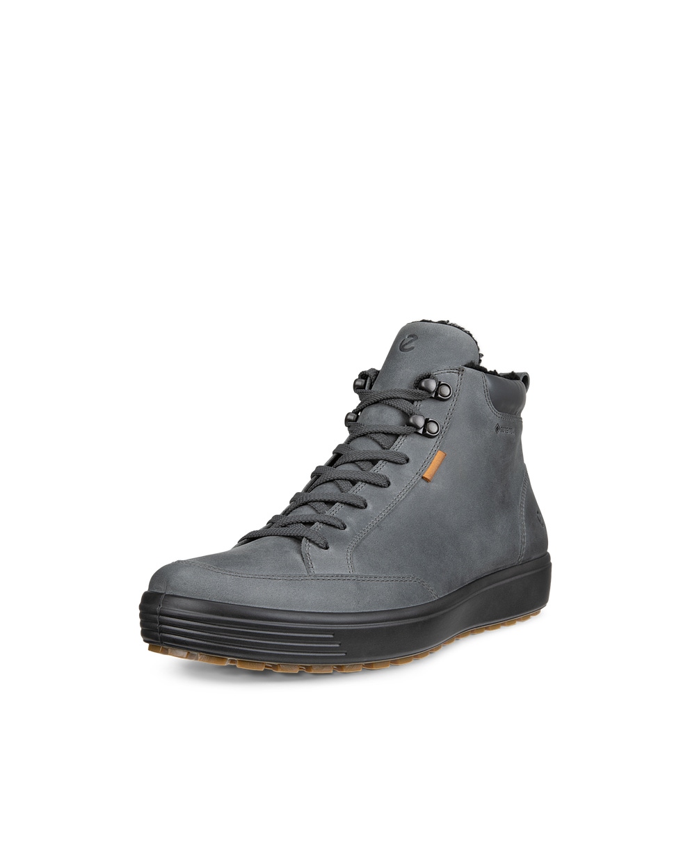 Botas de caña media de nobuk Gore-Tex ECCO® Soft 7 Tred para hombre - Gris - Main