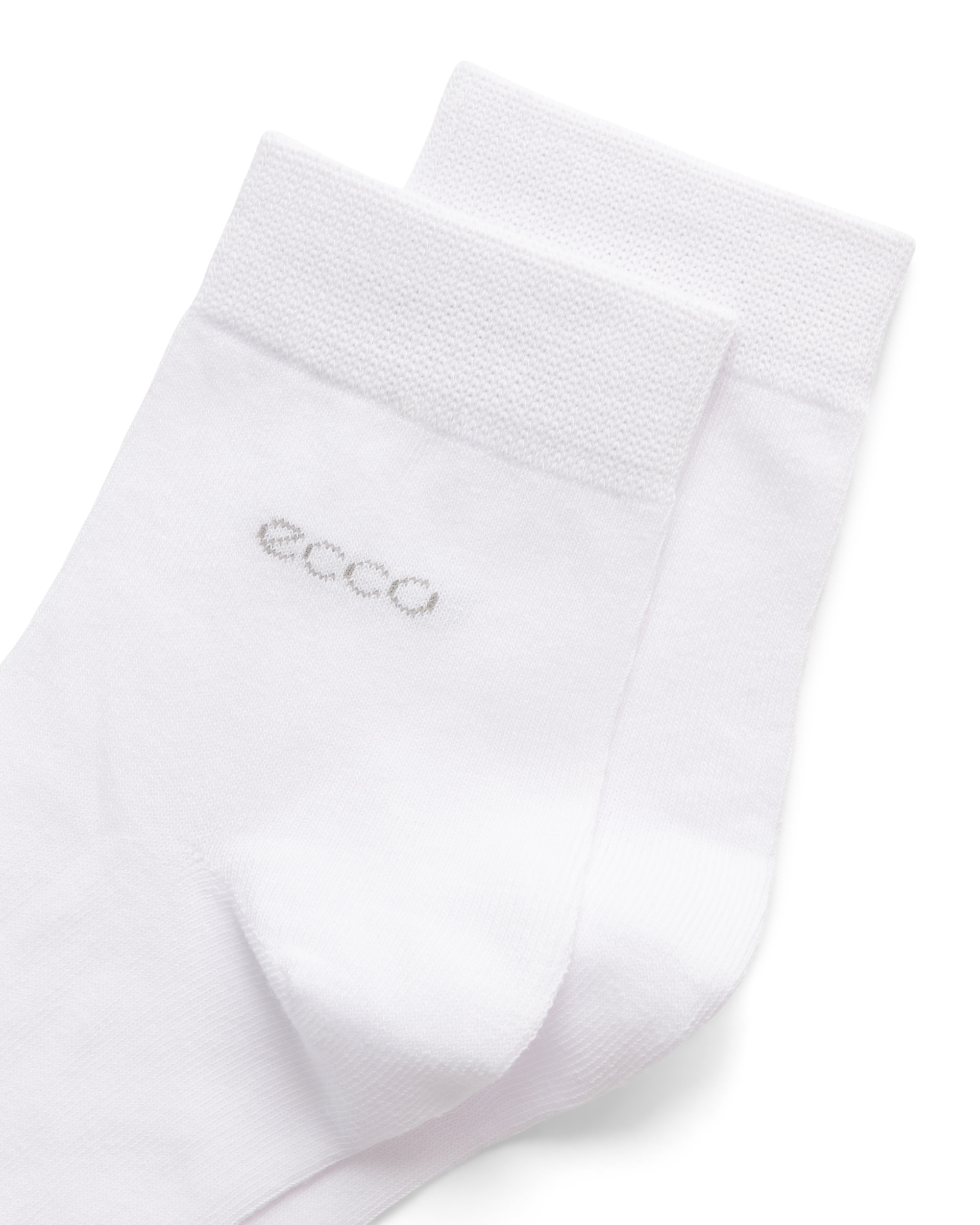 ECCO CLASSIC ANKLE CUT 3-PACK SOCKS - White - Detail-2