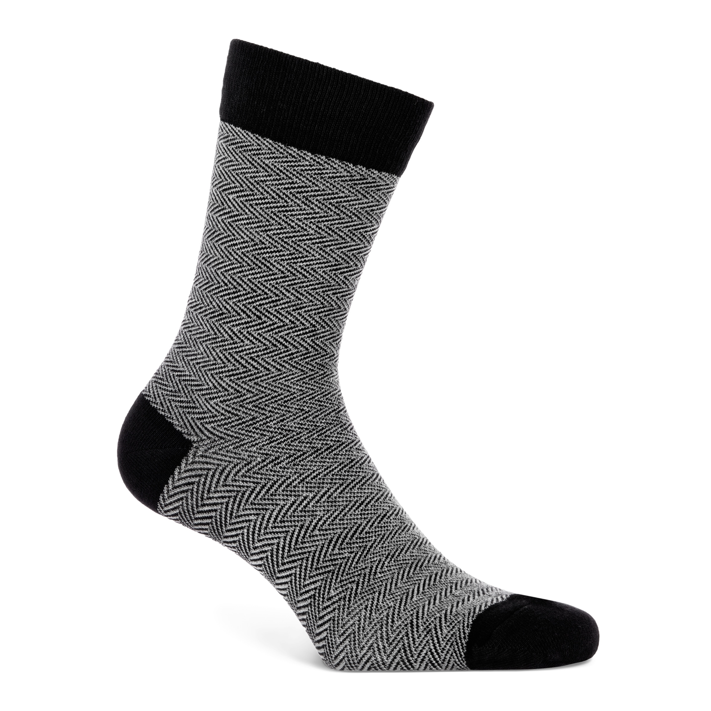 ECCO Herringbone Socks Men's - Black - Main