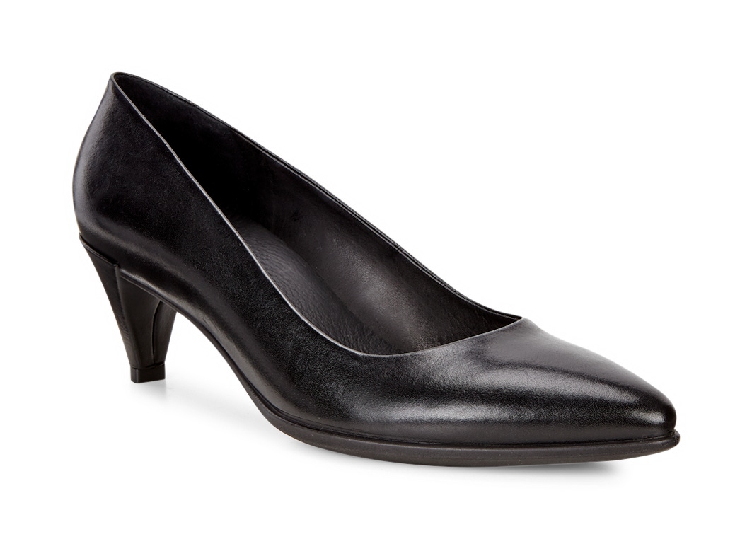 ECCO Shape 45 Women's Pointy Sleek Heels - Black - Main