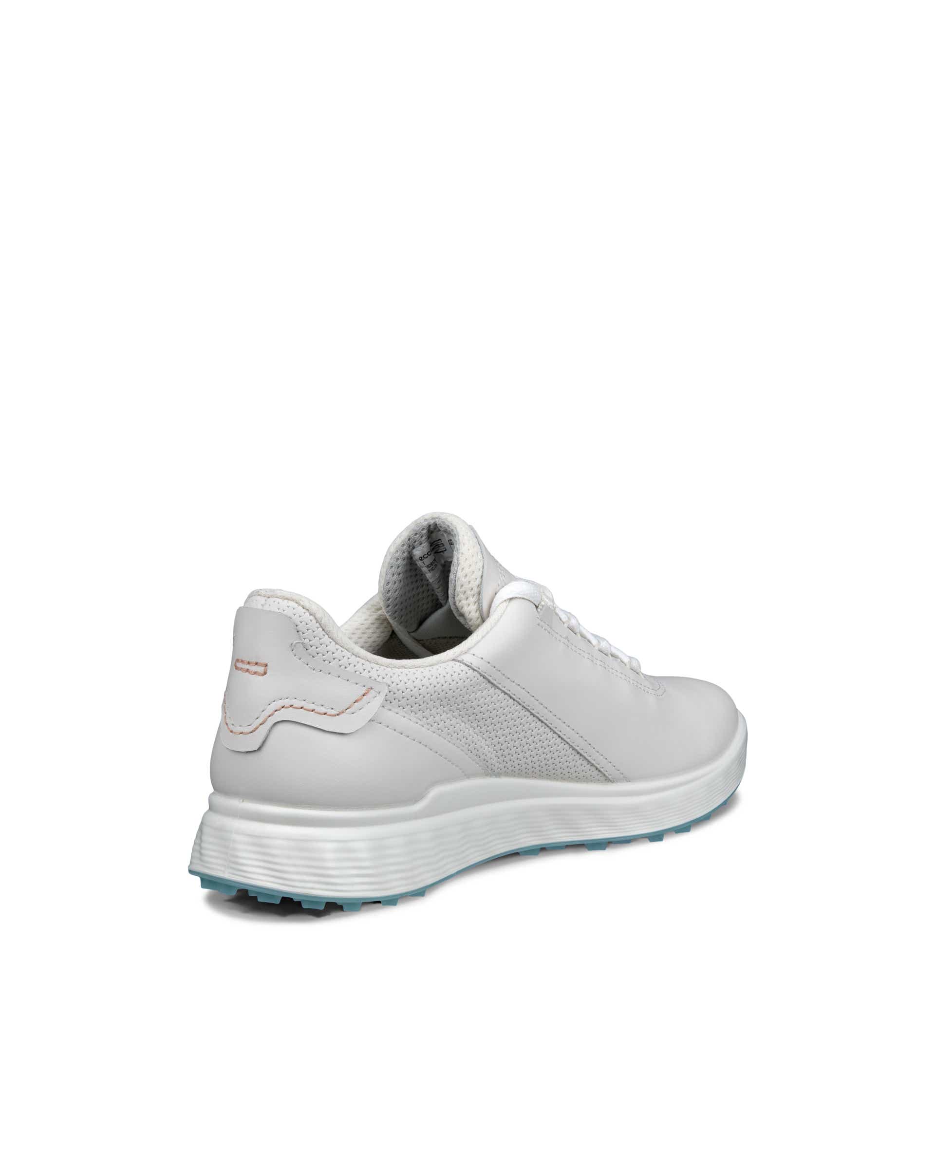 Zapatos golf impermeable de piel ECCO® Golf S-Casual para mujer - Blanco - Back