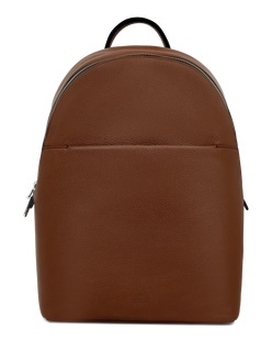 ECCO® Round Pack Leather Backpack - Brown - Main