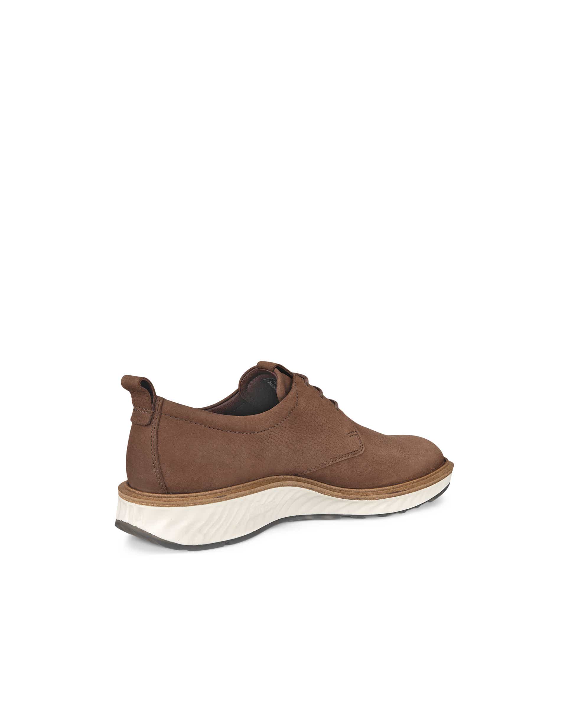 ECCO ST.1 Hybrid メンズ ヌバックダービーシューズ - 茶色 - Back
