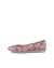 Women's ECCO® Touch 2.0 Leather Ballerina - Pink - Outside