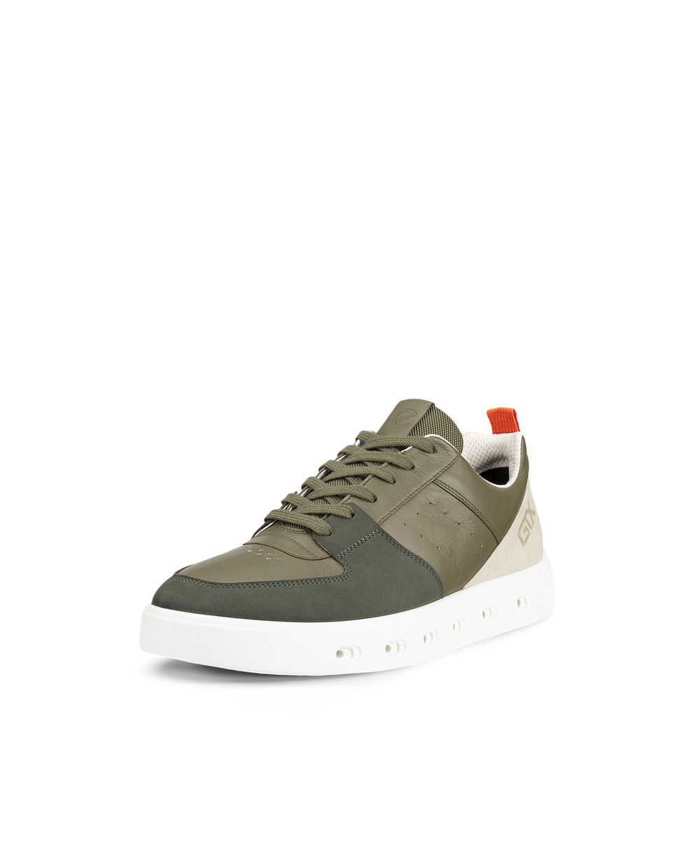 Men's ECCO® Street 720 Nubuck Gore-Tex Sneaker - Green - Main