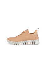 Basket en nubuck ECCO® Gruuv pour femmes - Brun - Outside