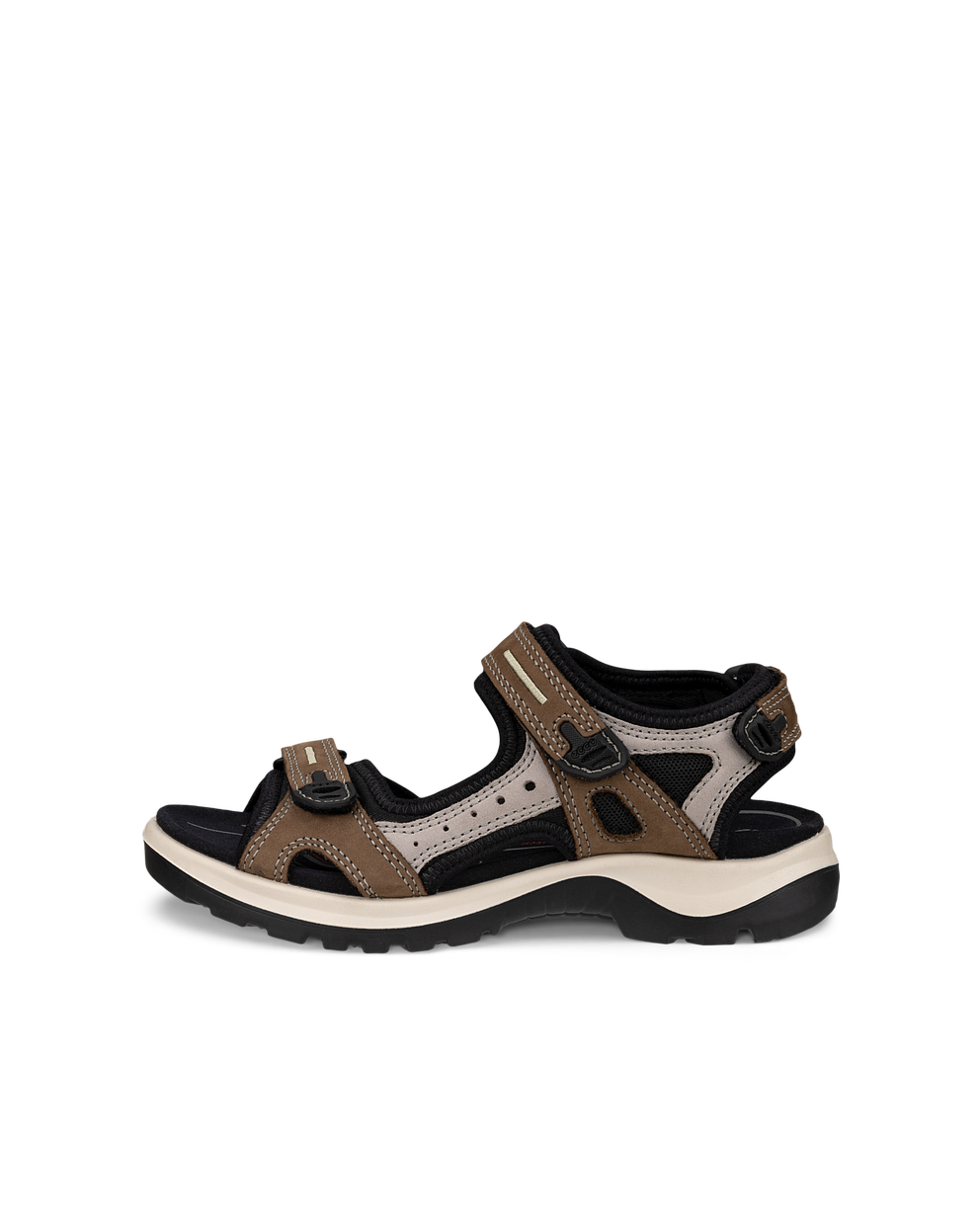 Women's ECCO® Offroad Nubuck Hiking Sandal - Brown - Outside