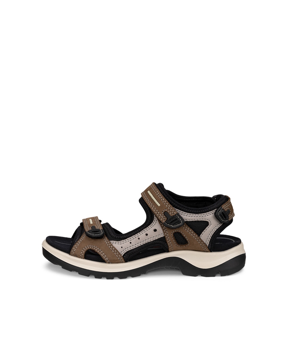 Women s ECCO Offroad Nubuck Hiking Sandal Brown