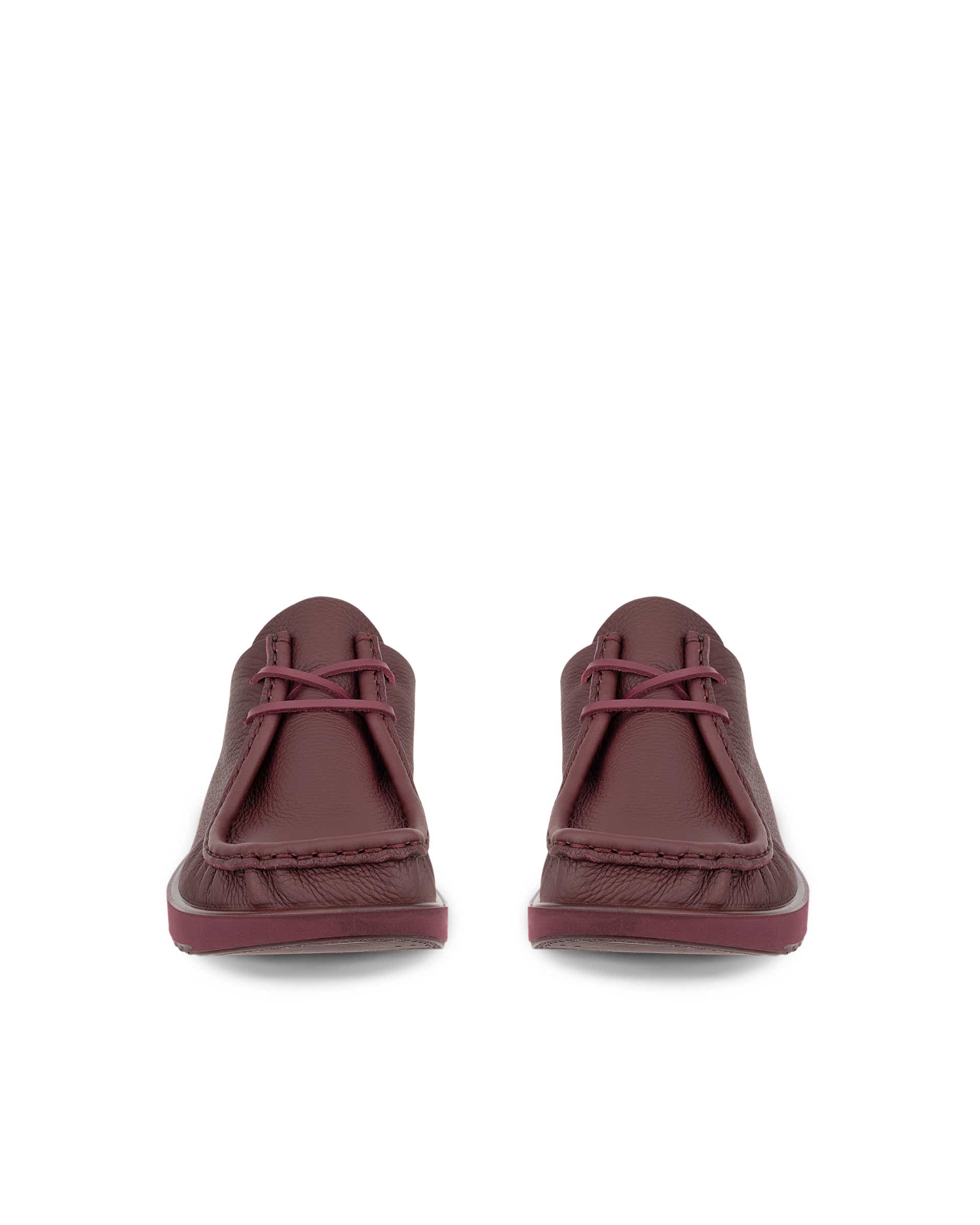 Sapatos atacadores couro homem ECCO® JOKE - Vermelho - Front pair