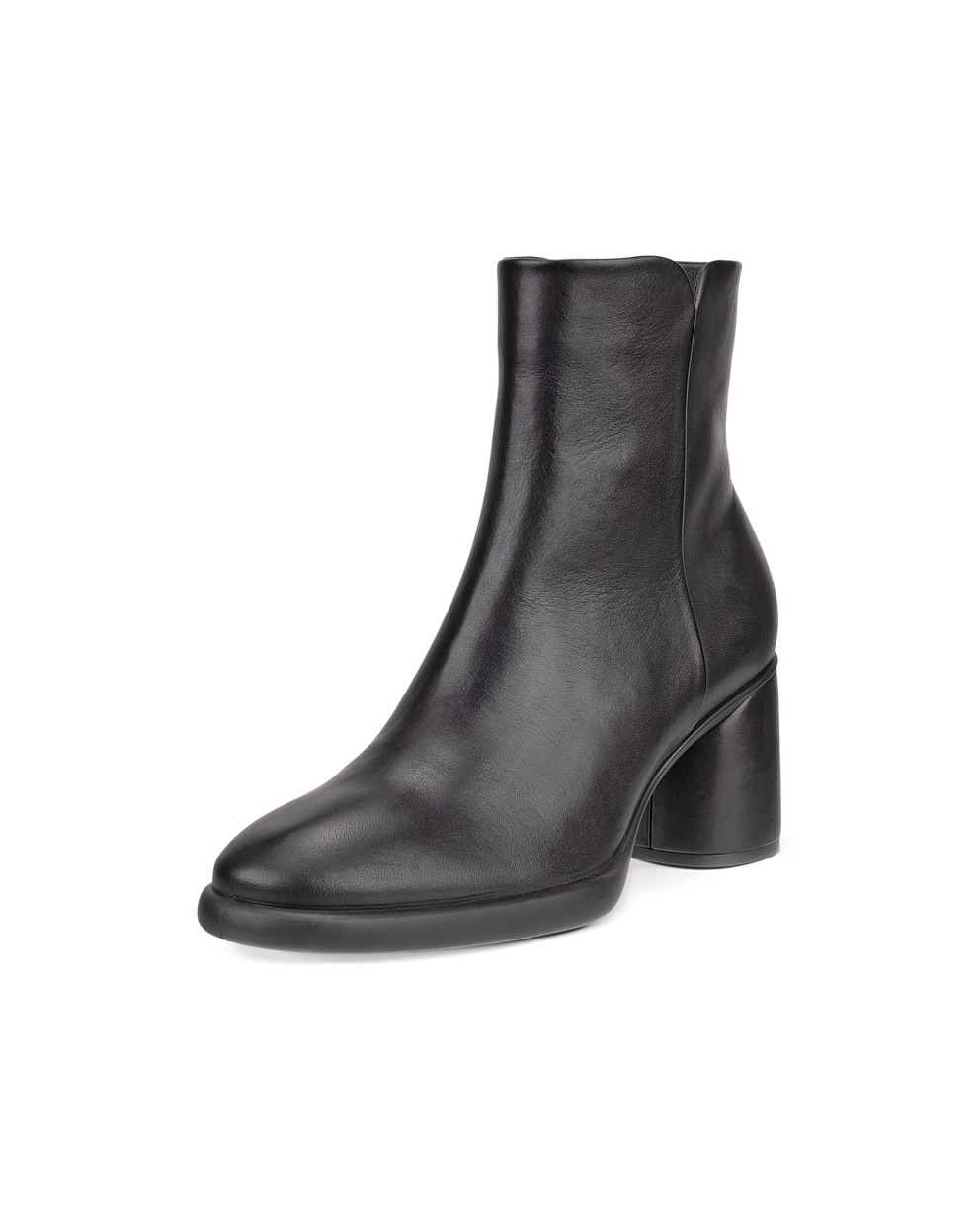 ECCO Sculpted Lx 55 Leather Ankle Boots For Women - Black - Main