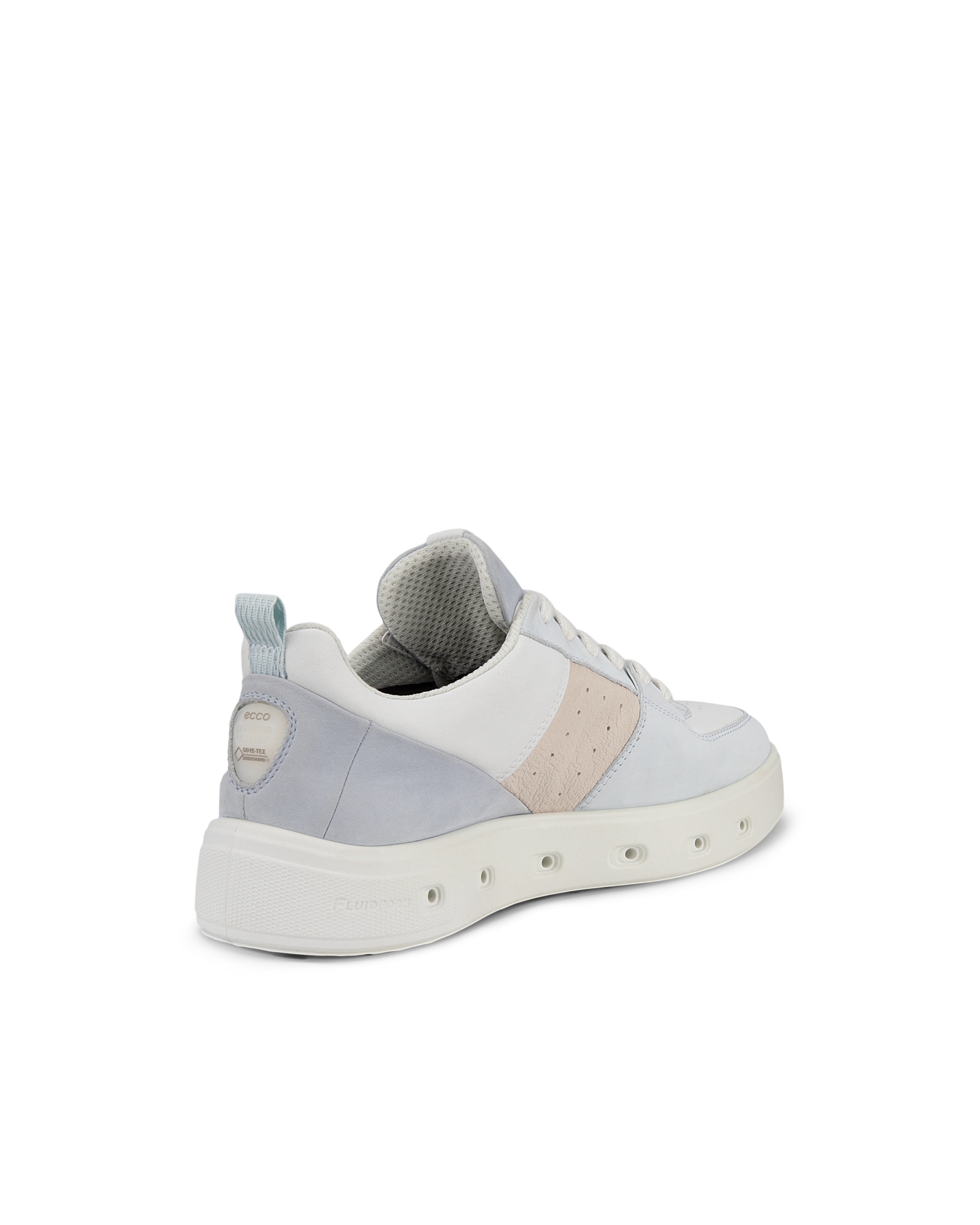 Women's ECCO® Street 720 Leather Gore-Tex Sneaker - Blue - Back