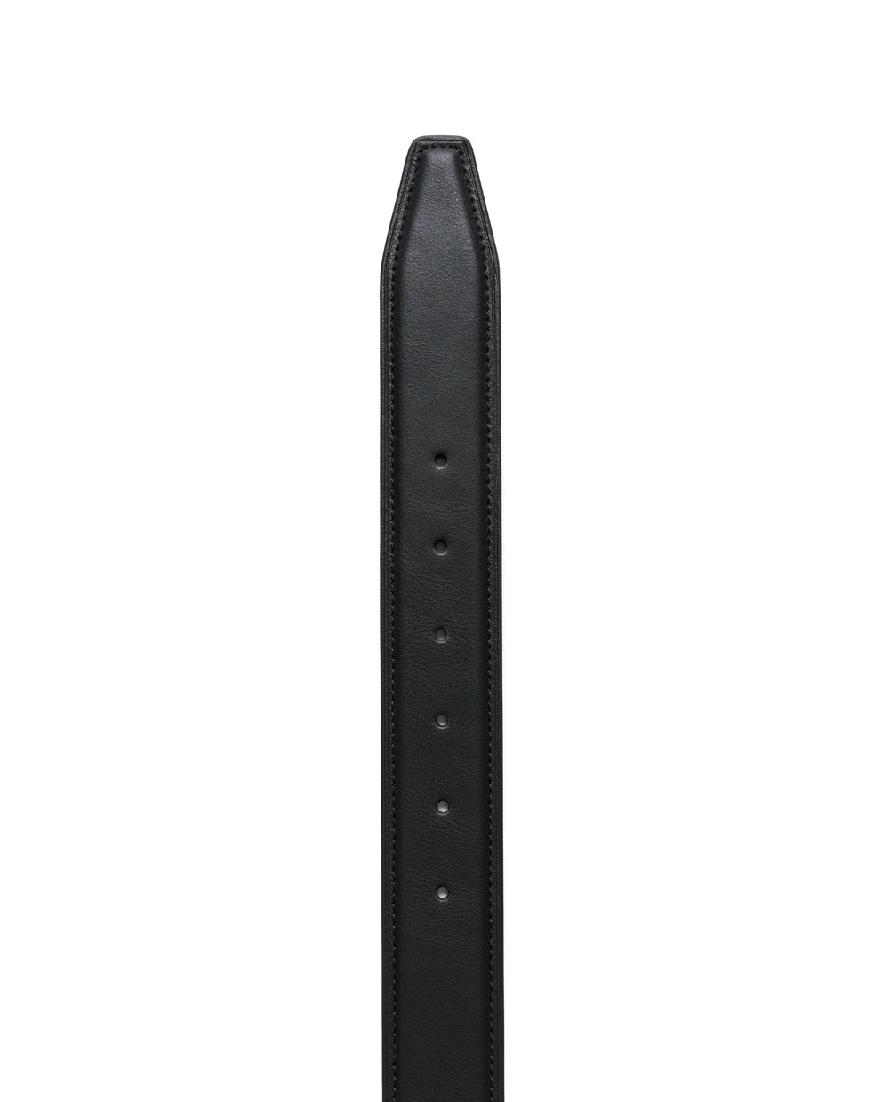 Men's ECCO® Formal Leather Belt - Black - Detail-2