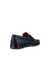 Men's ECCO® S Lite Moc Leather Moccasin - Blue - Back