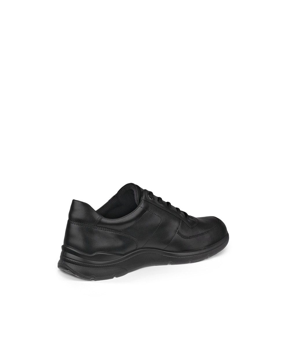 Men's ECCO® Irving Leather Gore-Tex Lace-Up Shoe - Black - Back