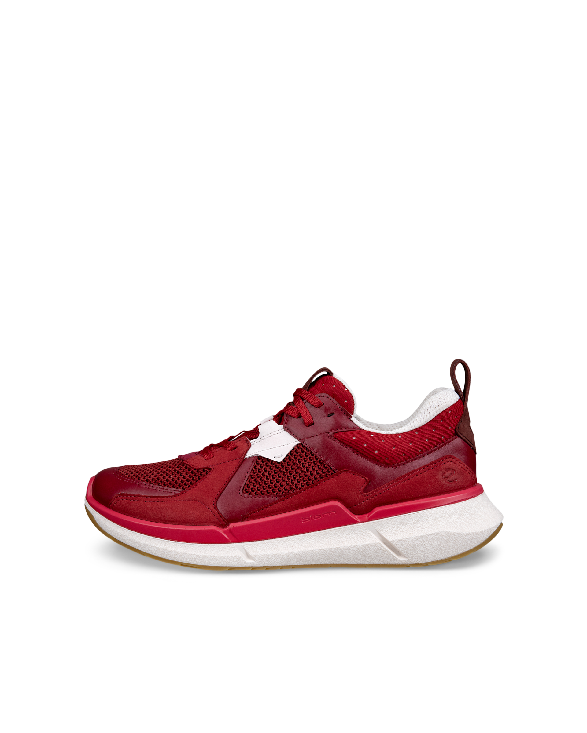 Women's ECCO® BIOM 2.2 Leather Sneaker - Red - Outside