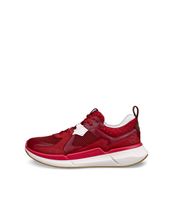 Women's ECCO® BIOM 2.2 Leather Sneaker - Red - Outside