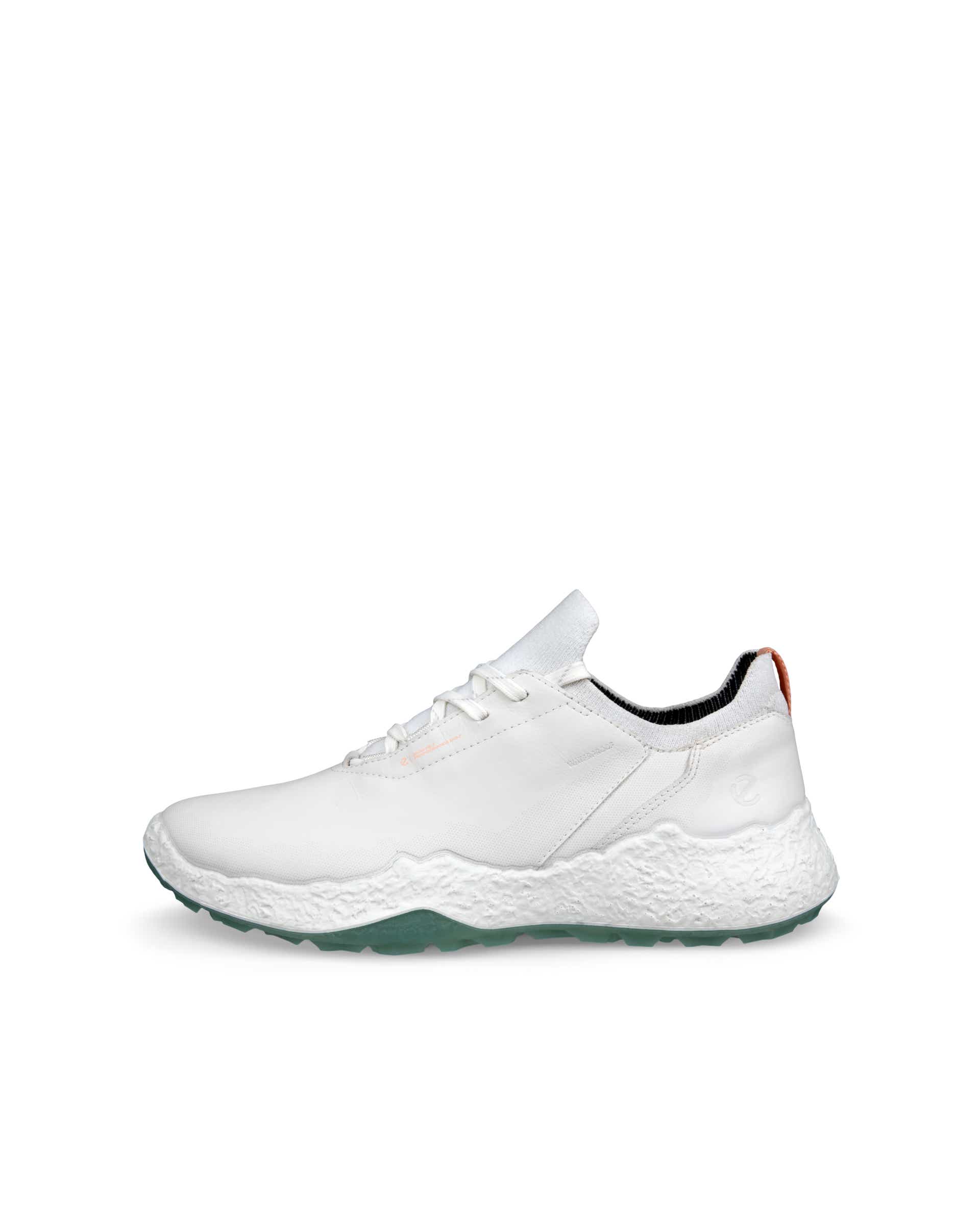 Dámska kožená nepremokavá golfová obuv ECCO® Golf BIOM H5 - Biela - Outside