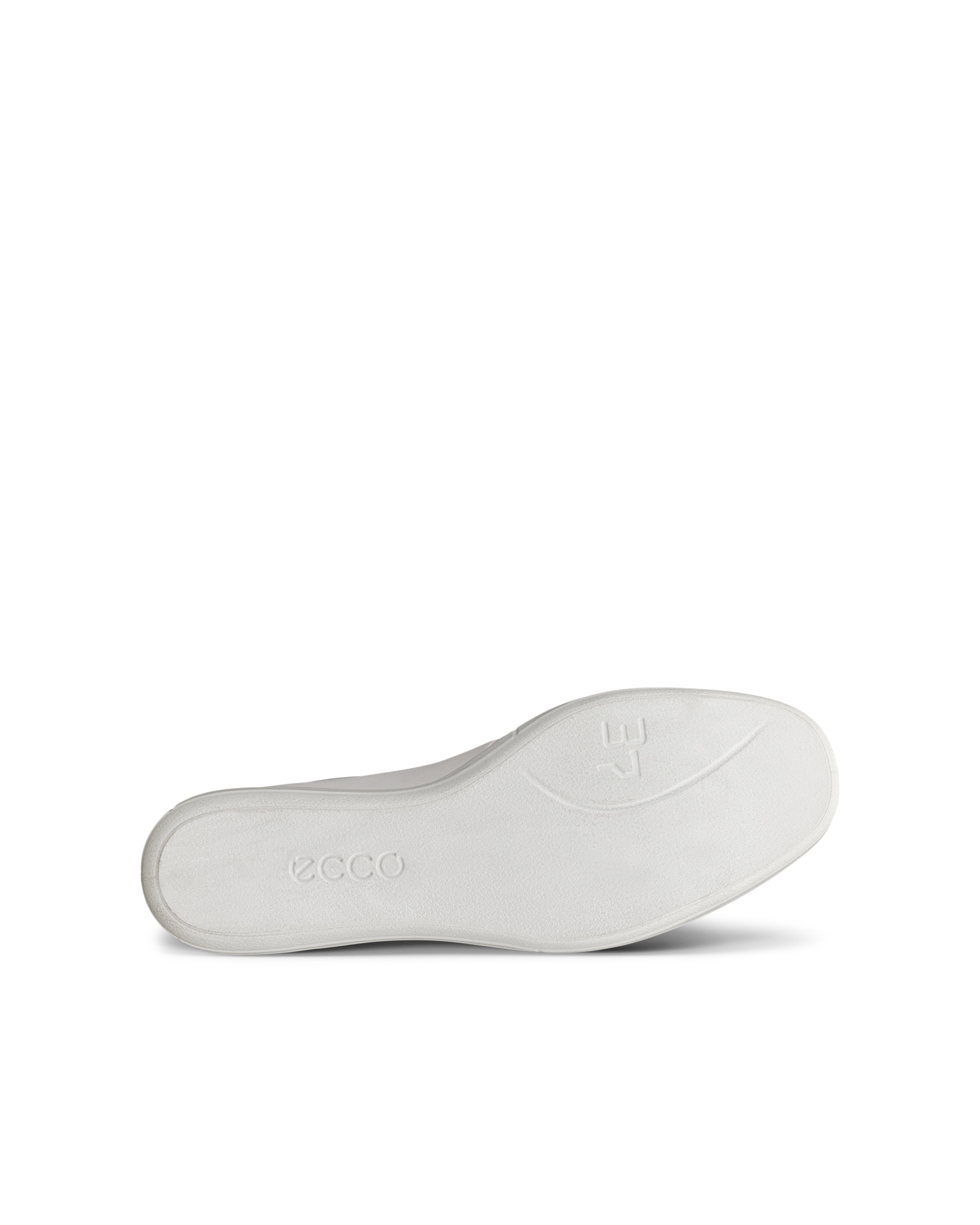 Women's ECCOยฎ Simpil Leather Lace-Up Shoe - White - Sole