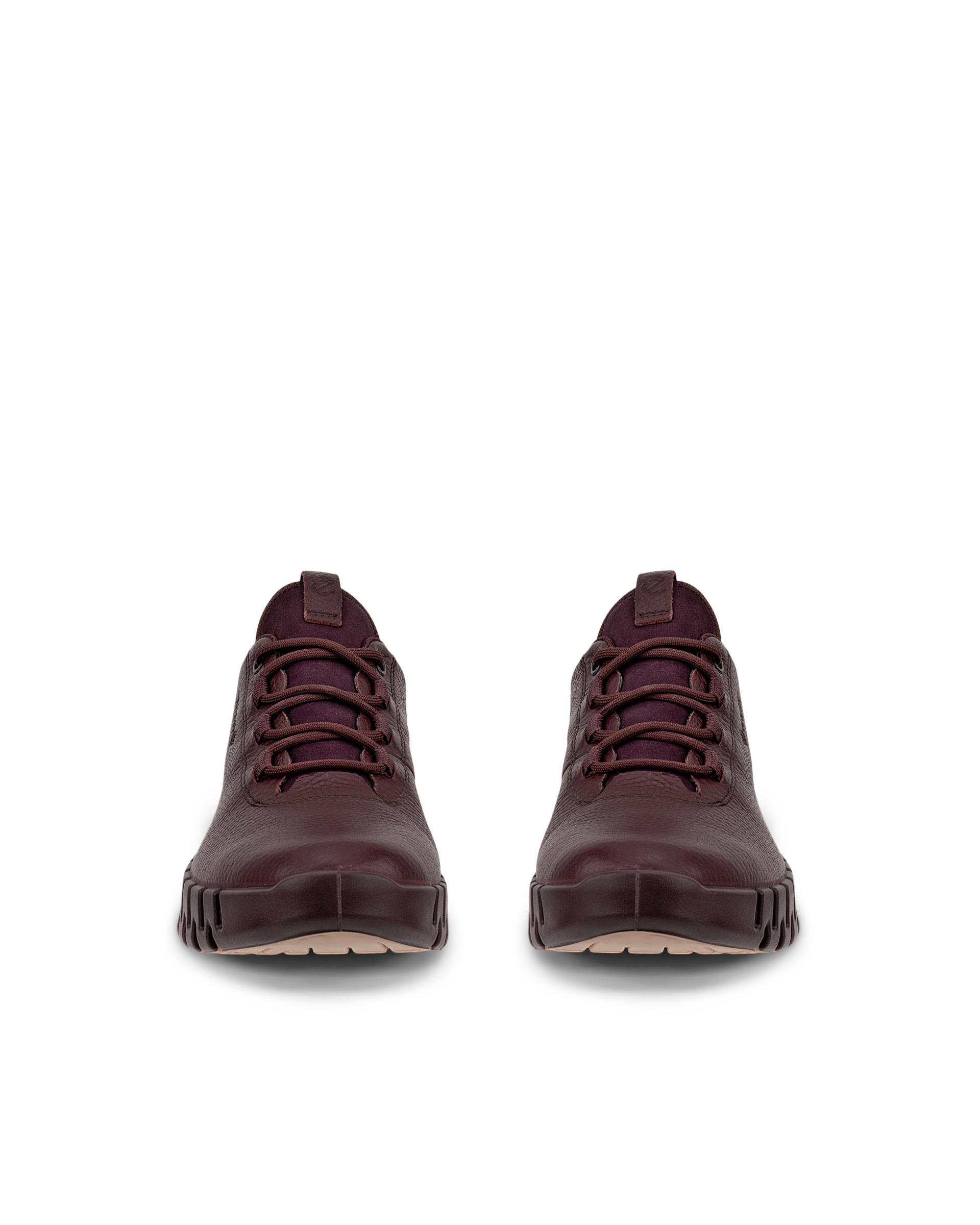 Women's ECCO® Gruuv Leather Gore-Tex Sneaker - Purple - Front pair