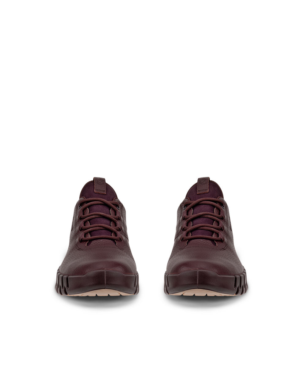 Women's ECCO® Gruuv Leather Gore-Tex Sneaker - Purple - Front pair