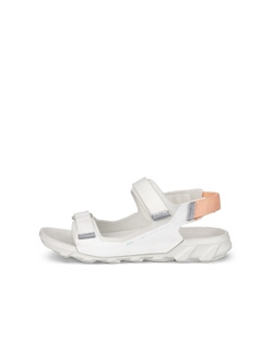 Women's ECCO® MX Onshore Textile Two Strap Sandal - White - Outside