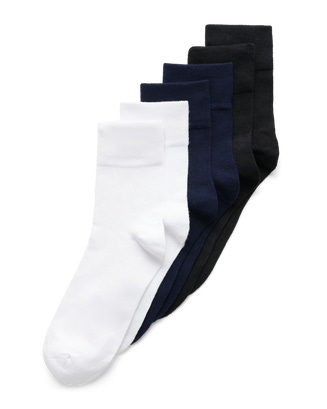 ECCO Soft Ankle-cut 3-pack Ankle Socks White - Multicolor - Main