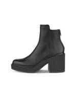 Botines de piel ECCO® Fluted Heel para mujer - Beis - Outside