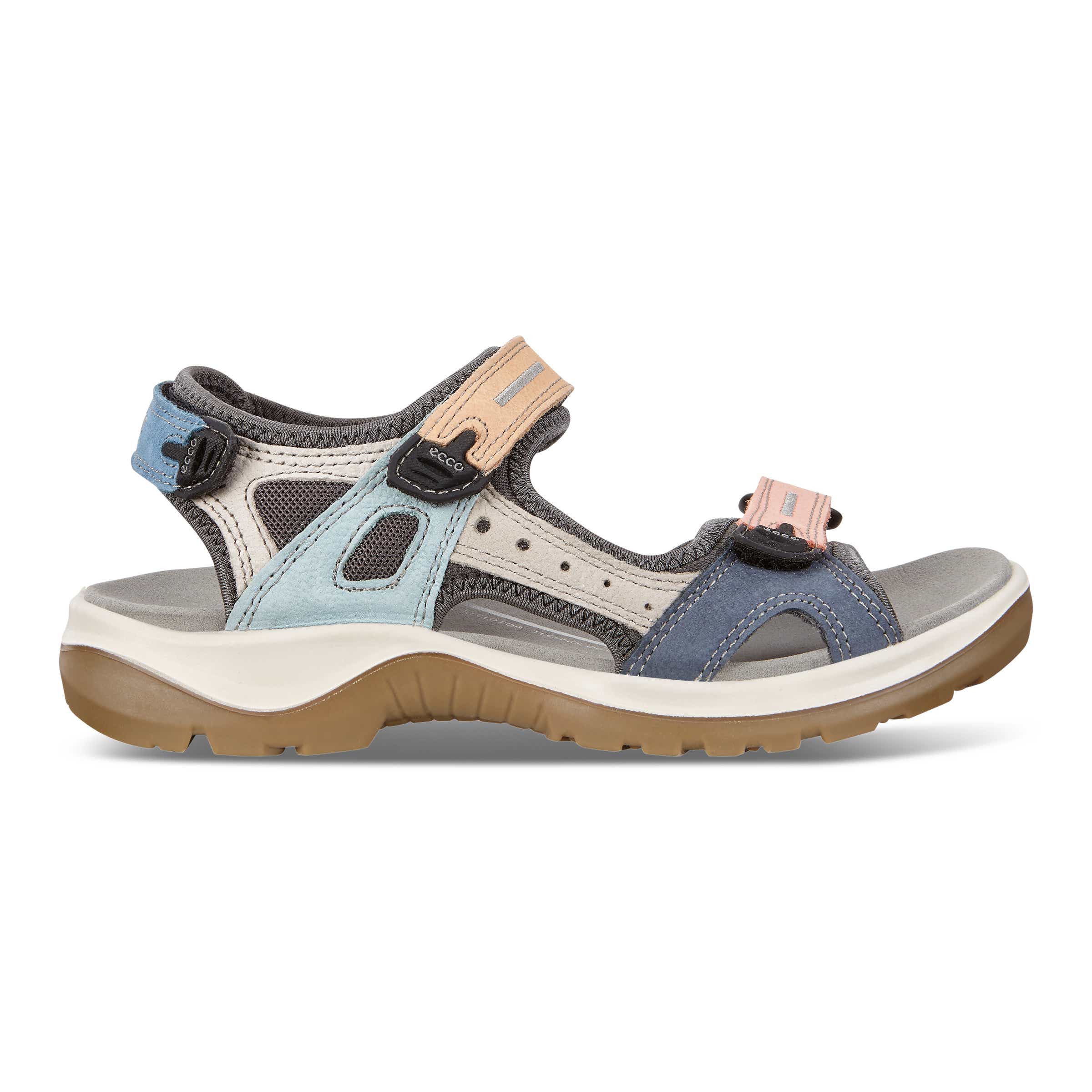 ECCO Offroad ウィメンズ レザーハイキングサンダル - 多色 - Outside