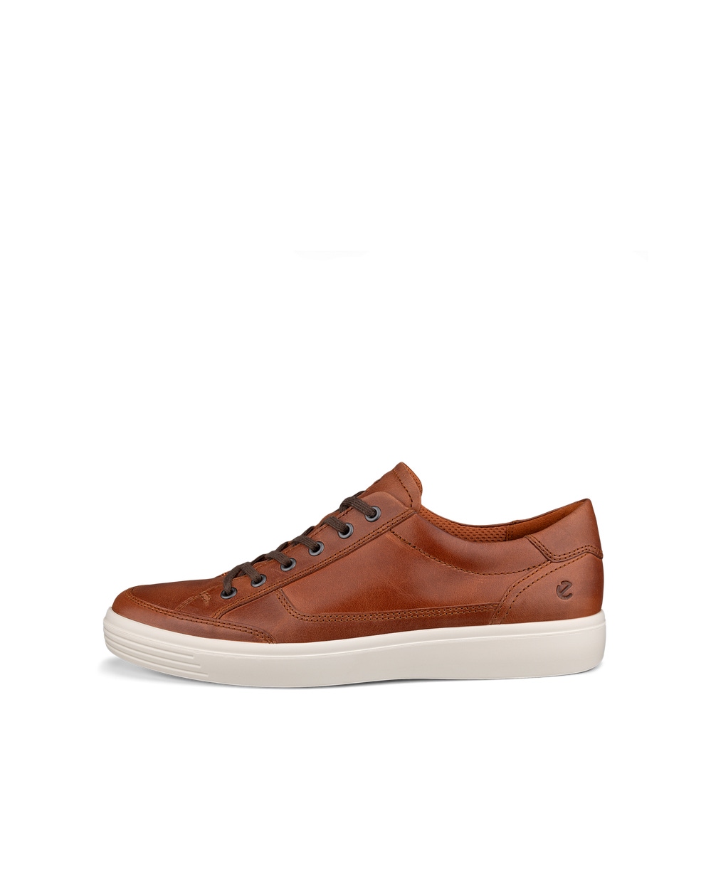 Men's ECCO® Classic Leather Sneaker - Brown - Outside