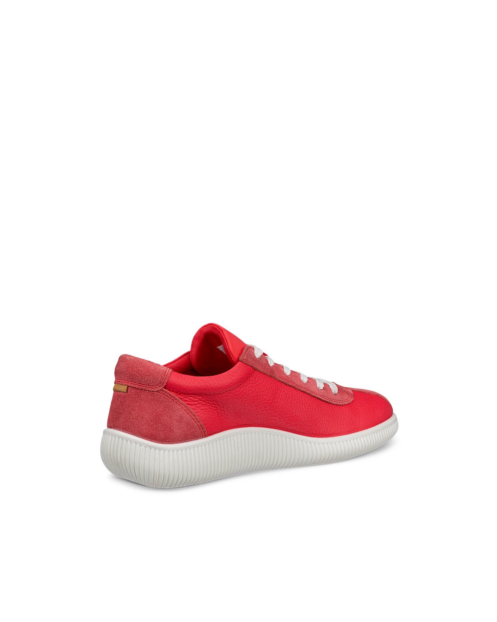 ECCO SOFT ZERO WOMEN'S SNEAKER - Red - Back