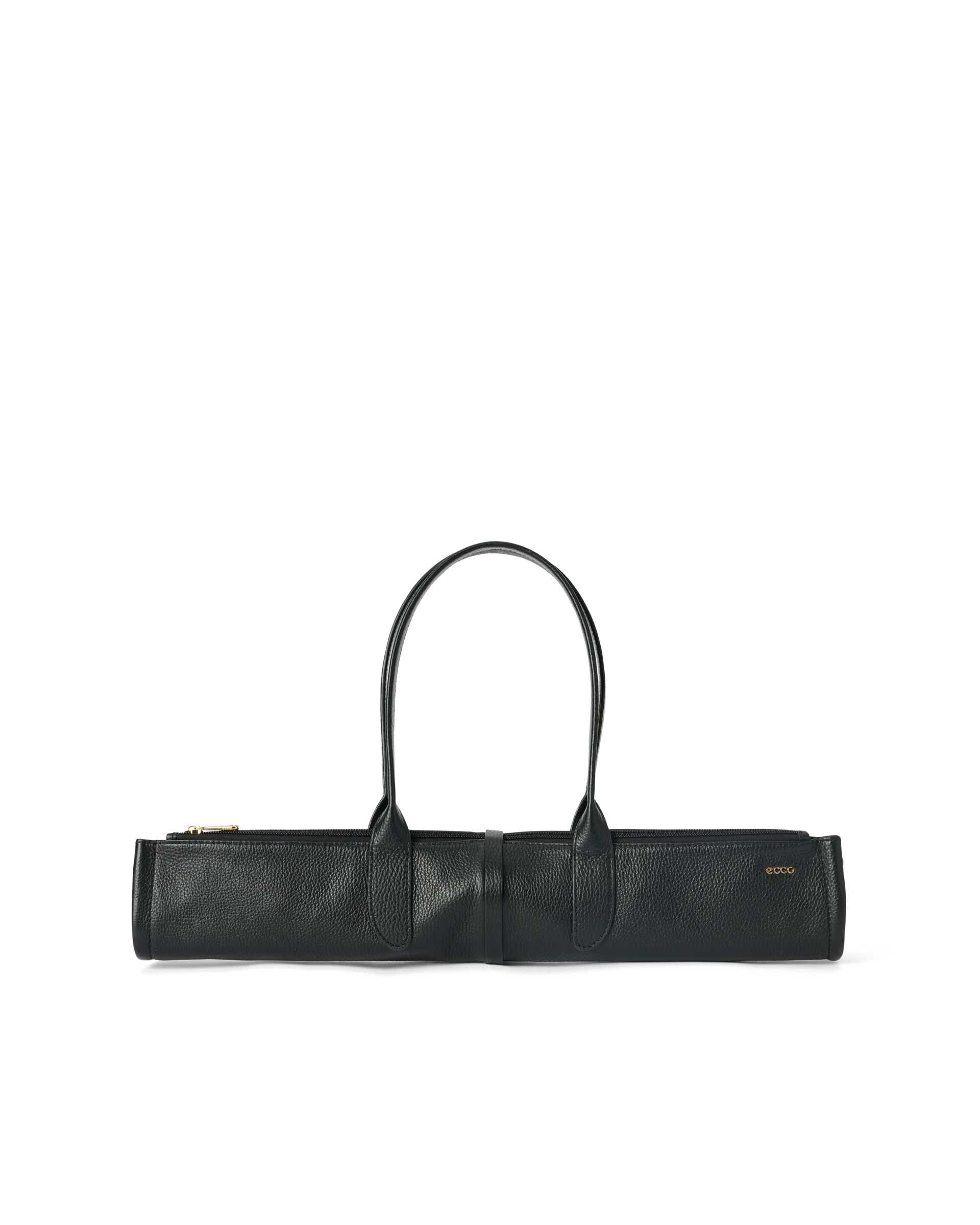 ECCO® Tote kožna duboka prostrana torba - Crna - Detail-1