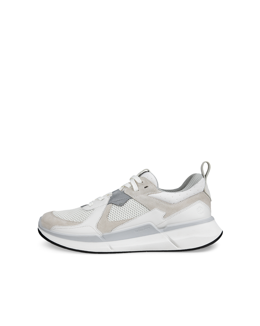 Men's ECCO® Biom 2.2 Suede Sneaker - White - Outside