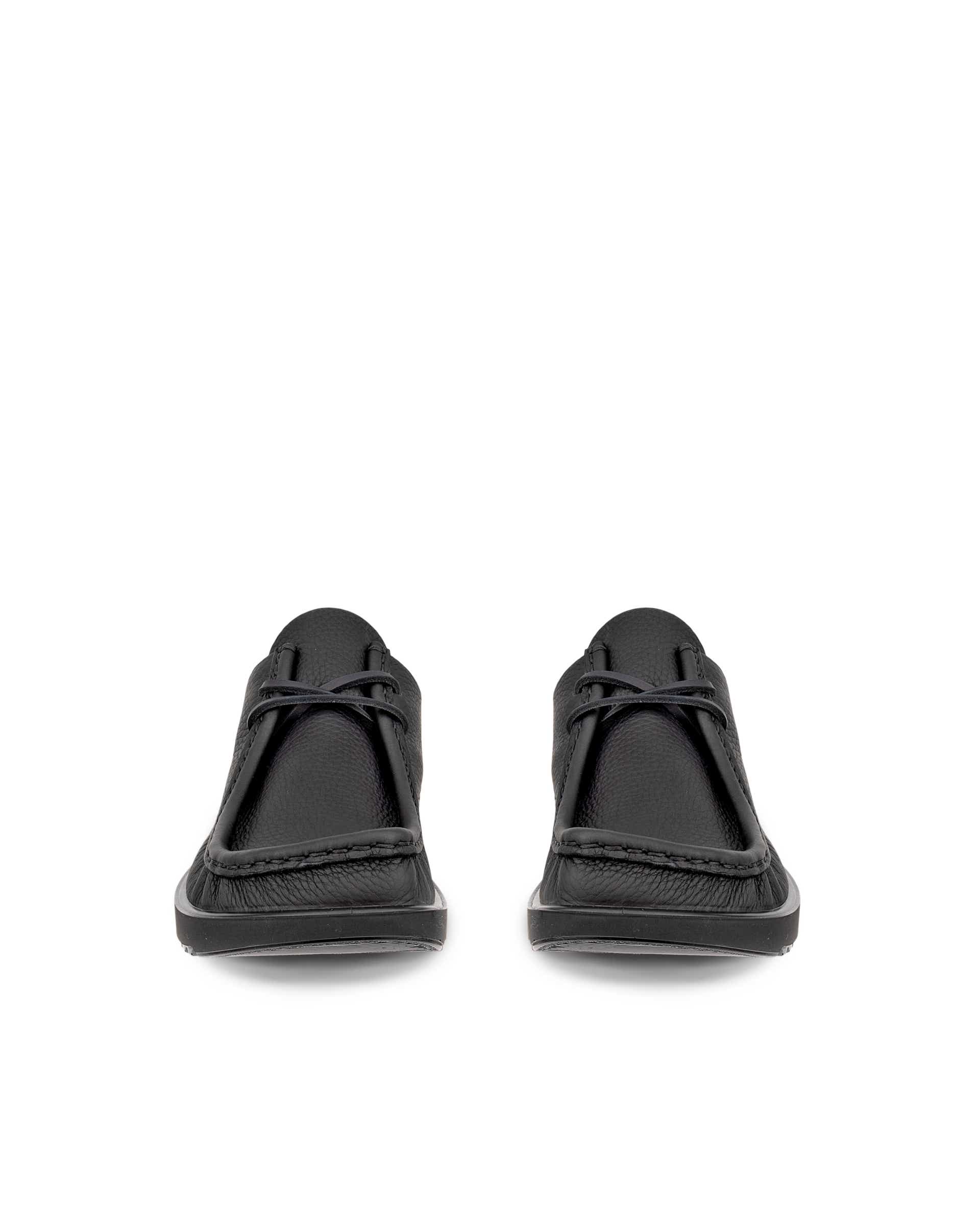 ECCO® JOKE chaussures à lacet en cuir pour homme - Noir - Front pair