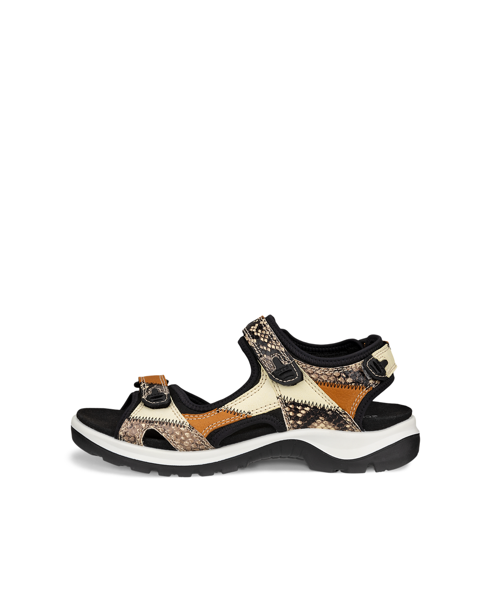 Women's ECCO® Offroad Leather Hiking Sandal - Multicolor - Outside