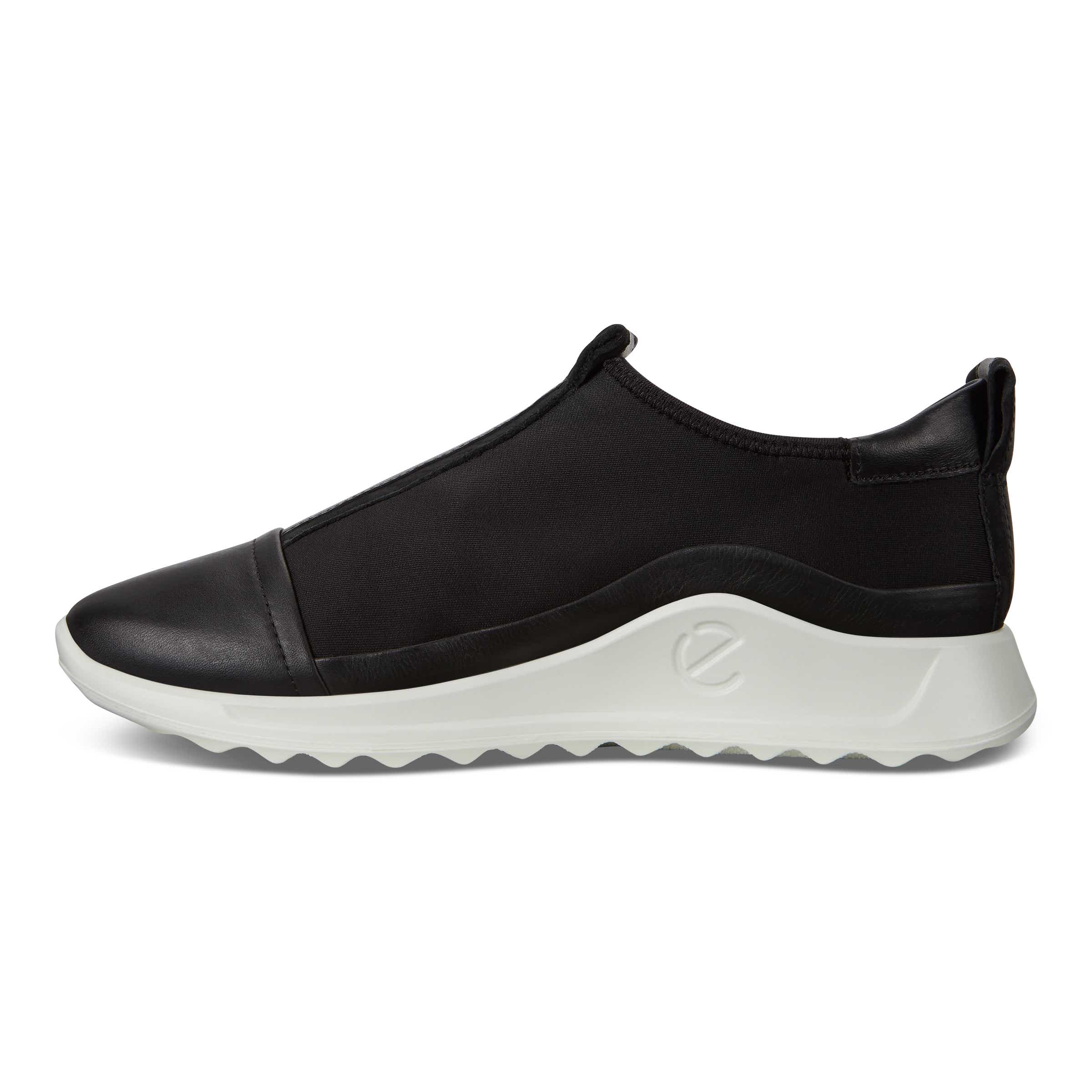 ECCO Flexure Runner ウィメンズ レザースニーカー - 黒 - Inside