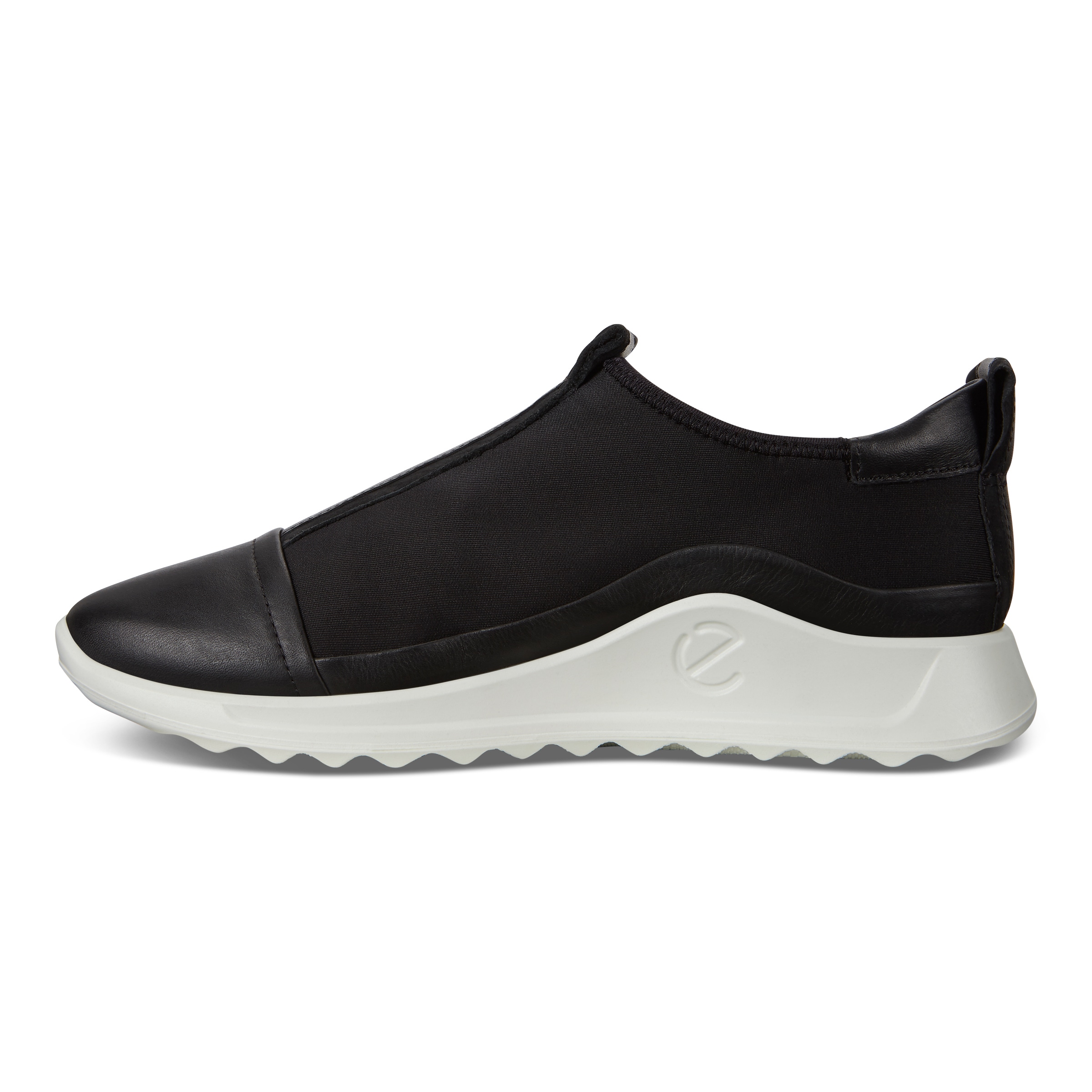 ECCO Flexure Runner ウィメンズ レザースニーカー - 黒 - Inside