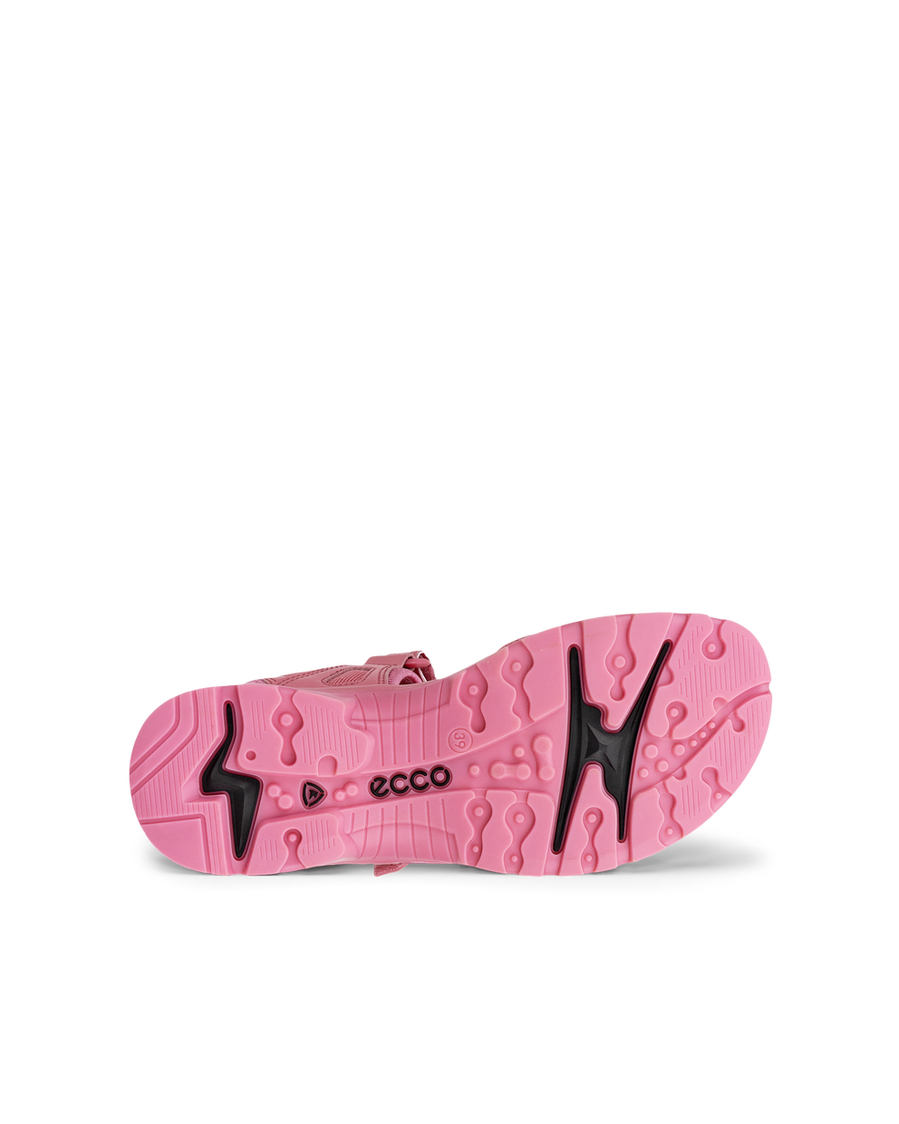 Women's ECCO® Offroad Yucatan Leather Walking Sandal - Pink - Sole