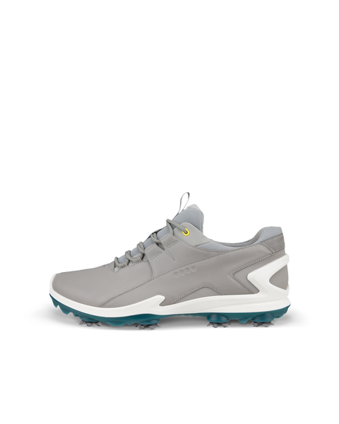 Zapatos golf tacos impermeable de piel ECCO® Golf Biom Tour para hombre - Gris - Outside